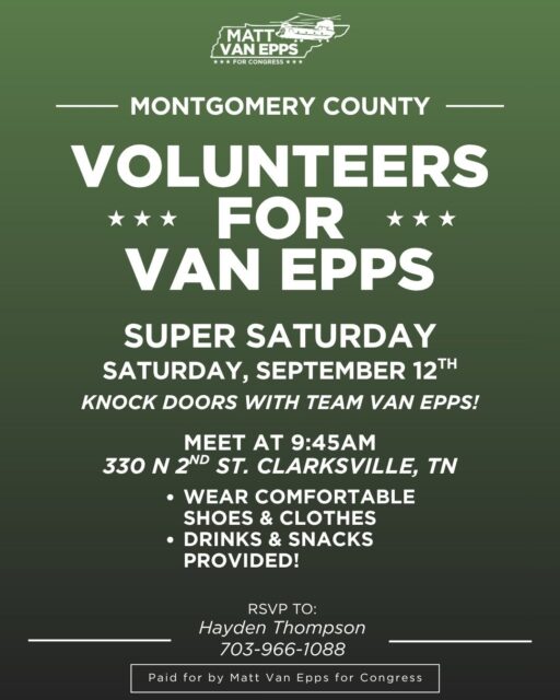Volunteer Matt Van Epps